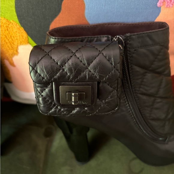 Chanel Runway Ankle Boot with Detachable Ankle Purse - Picture 6 of 11